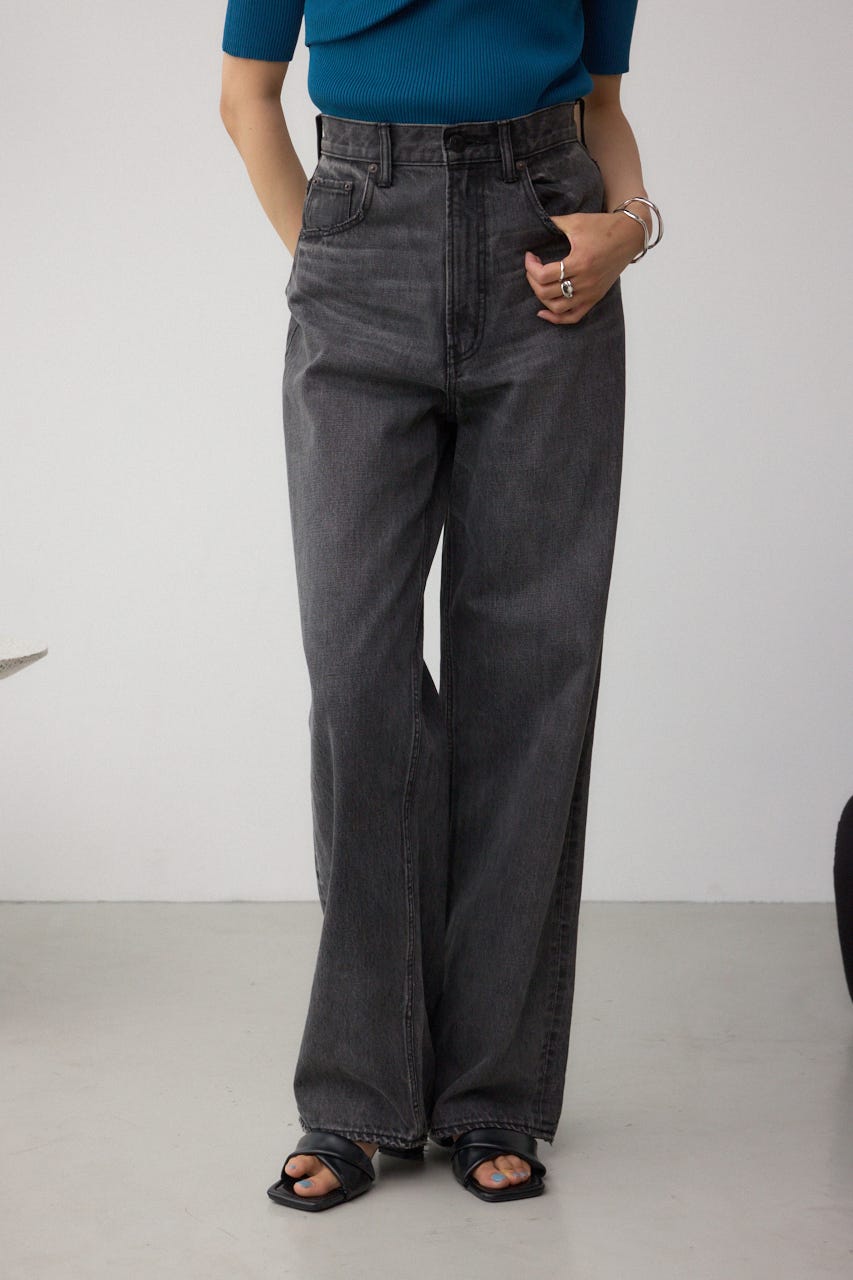 AZUL DENIM ハイウエストワイドデニム AZUL BY MOUSSY | 【堀田茜さん着用アイテム】AZUL DENIM ハイ