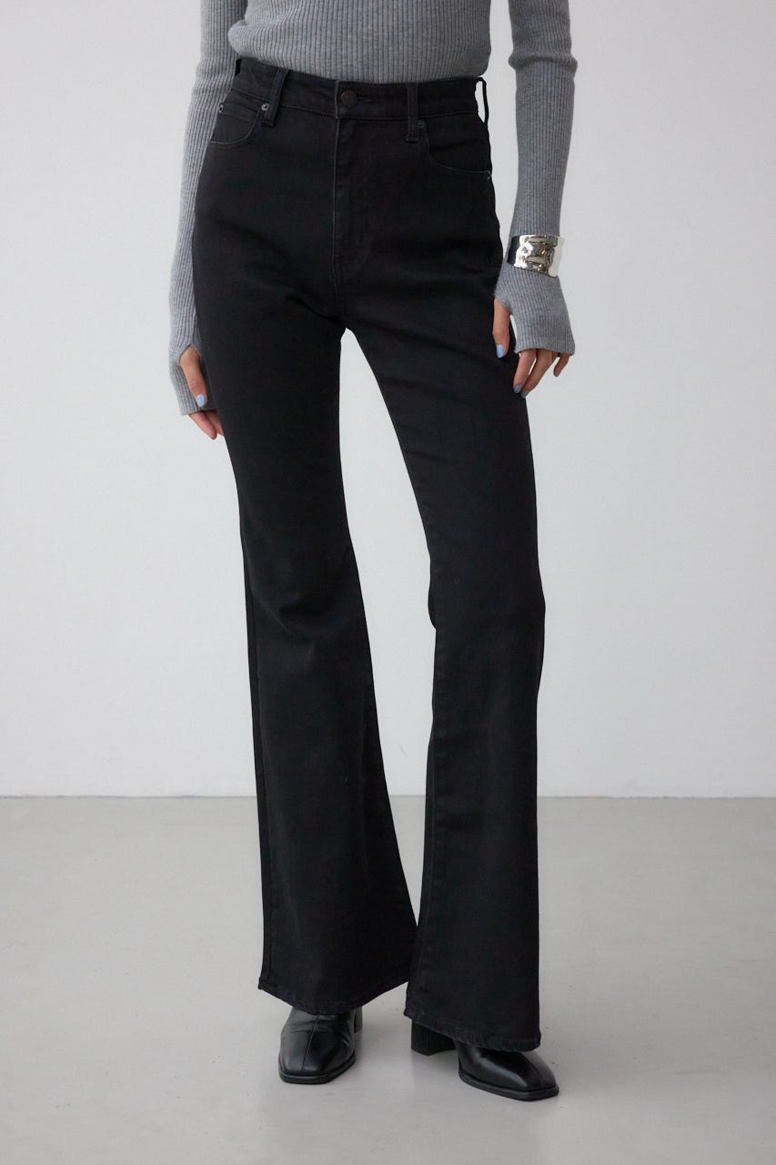 AZUL DENIM フレアデニム BLK S