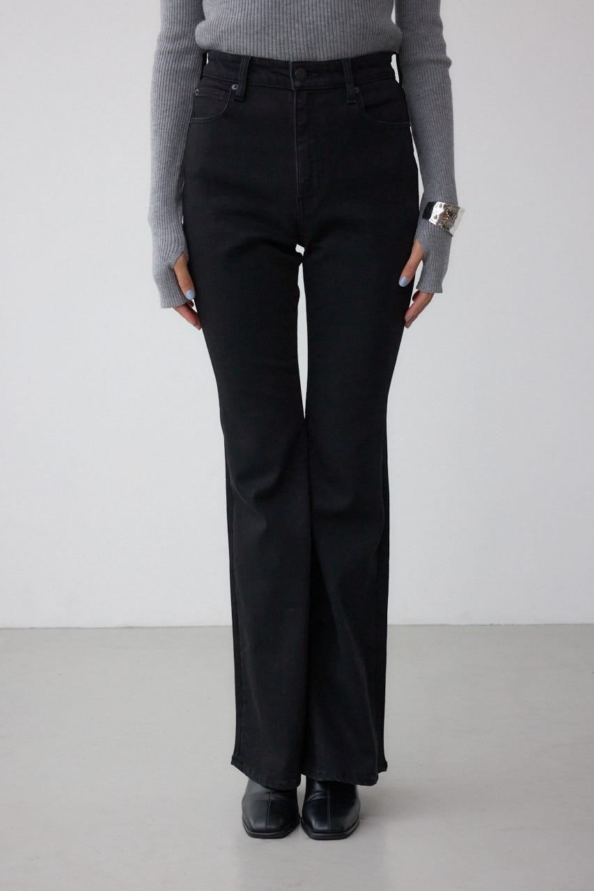 AZUL DENIM フレアデニム BLK S