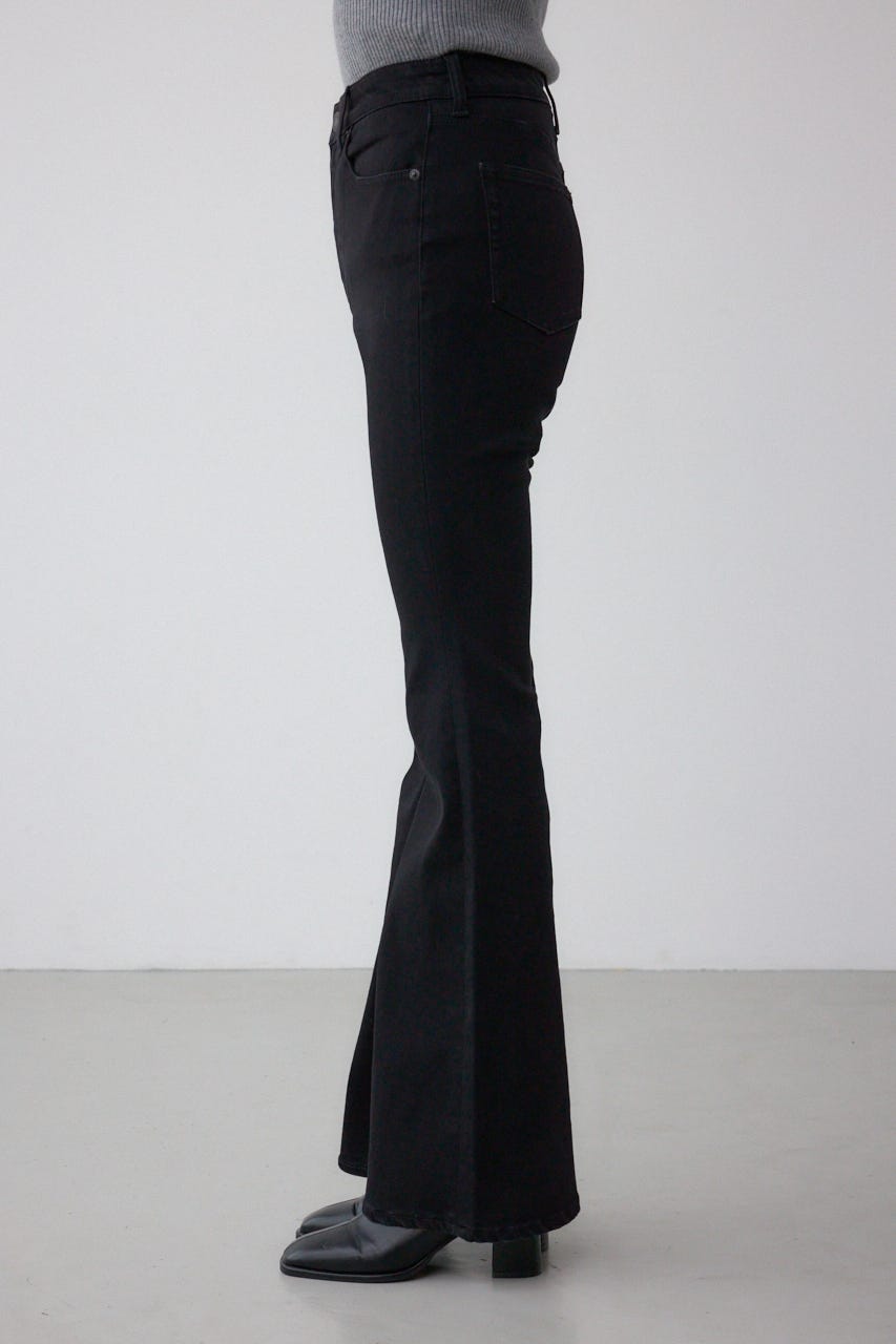 AZUL DENIM フレアデニム BLK S