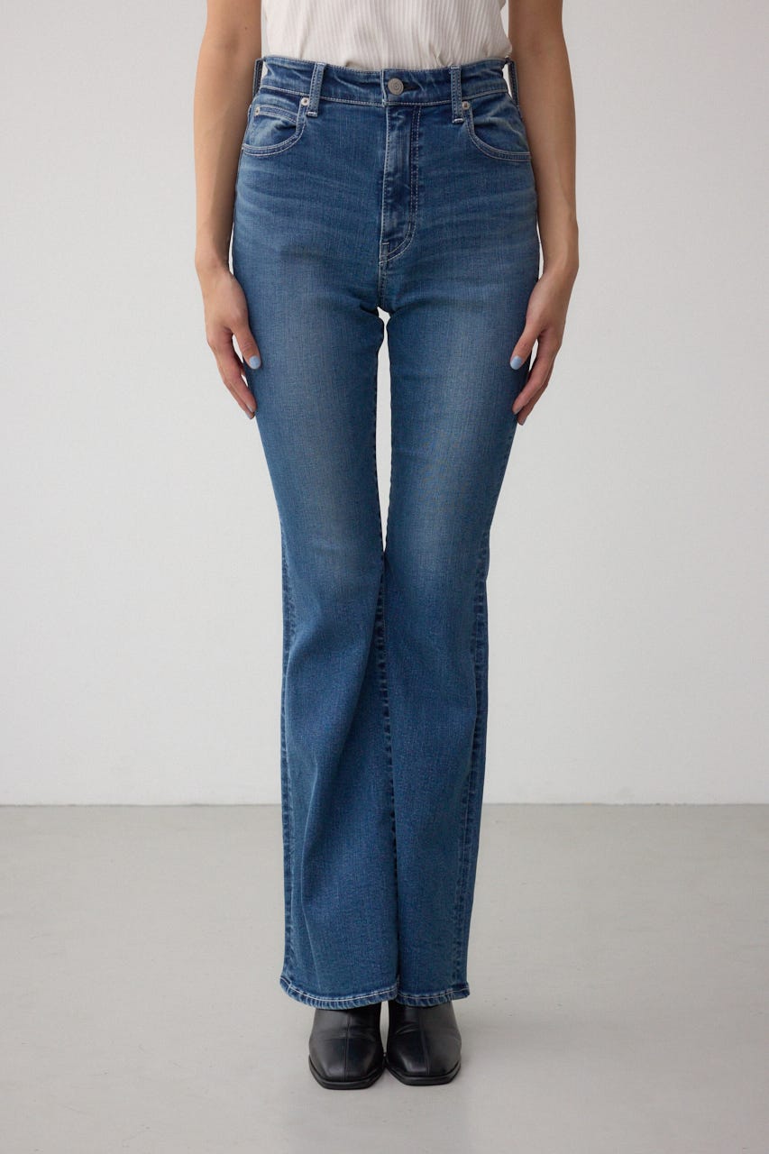AZUL DENIM フレアデニム BLU M