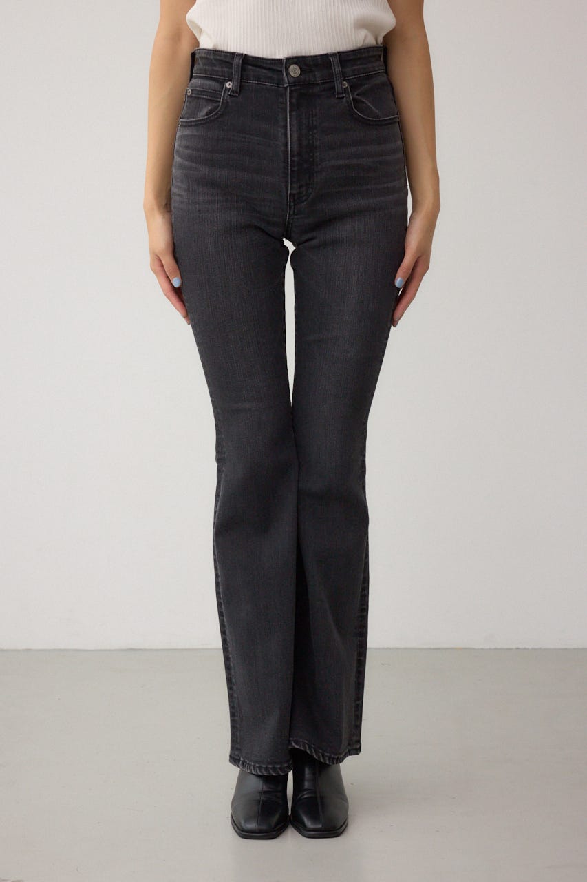 AZUL DENIM フレアデニム L/BLK L