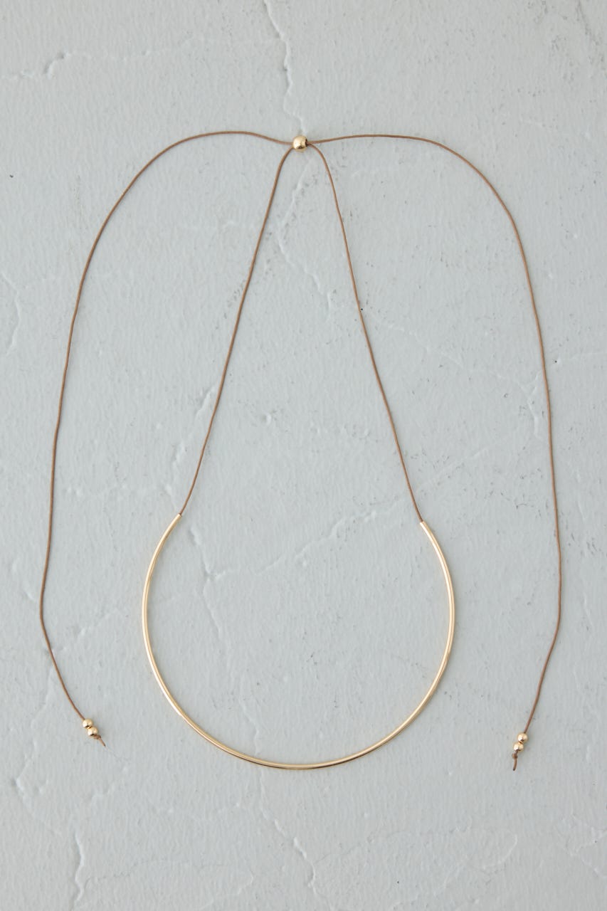 メタルバーマルチウェイネックレス GLD FREE