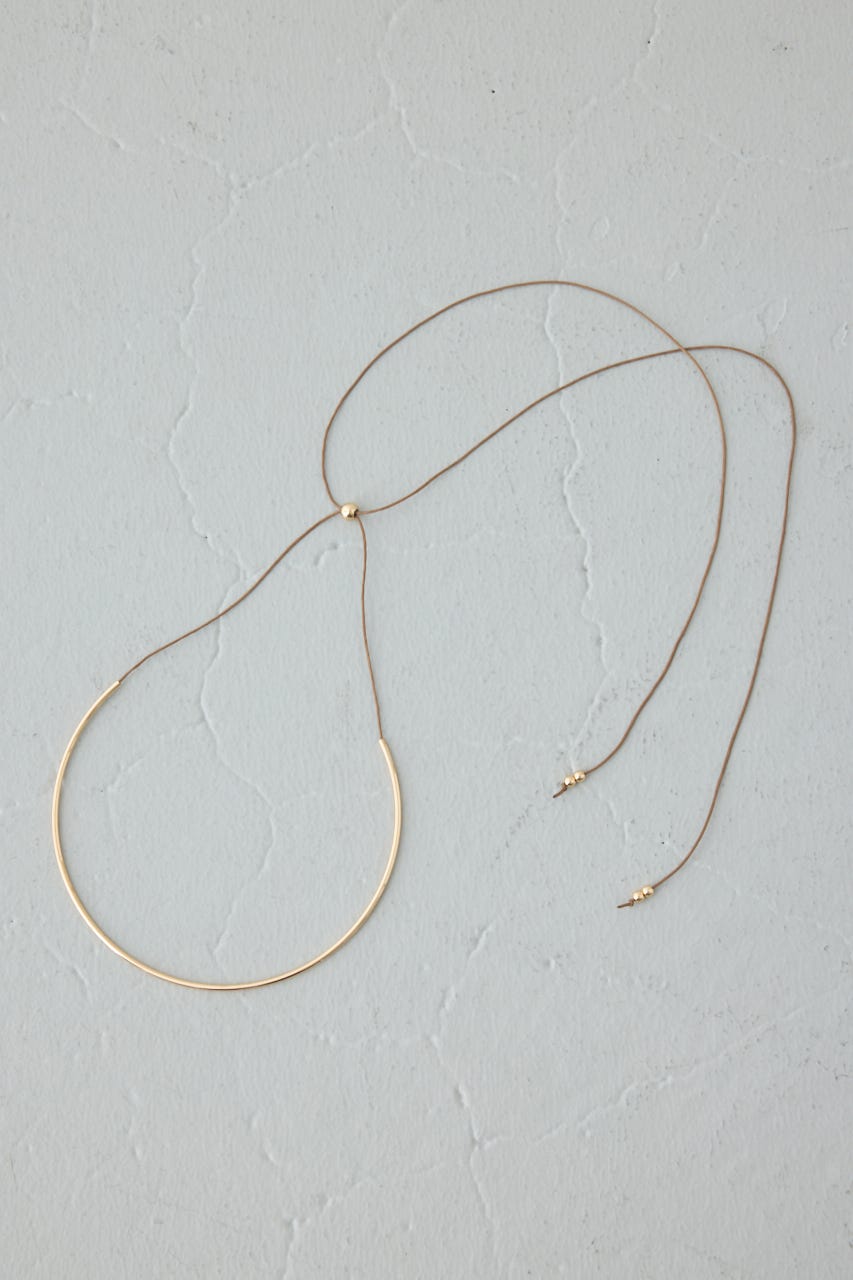 メタルバーマルチウェイネックレス GLD FREE
