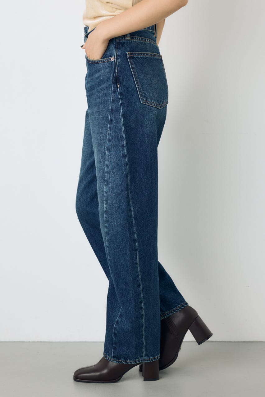 AZUL DENIM クロスベルトバレルデニム D/BLU XS