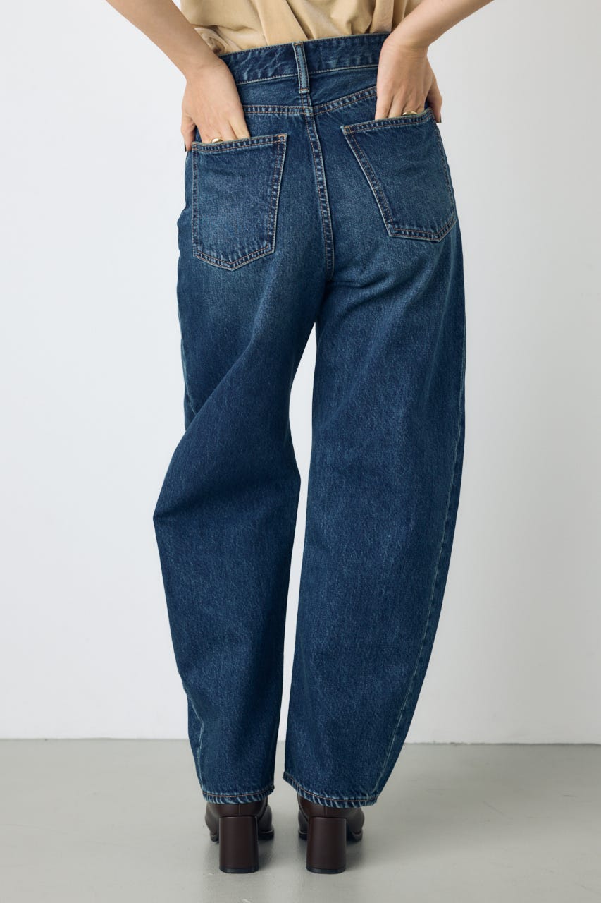 AZUL DENIM クロスベルトバレルデニム D/BLU XS