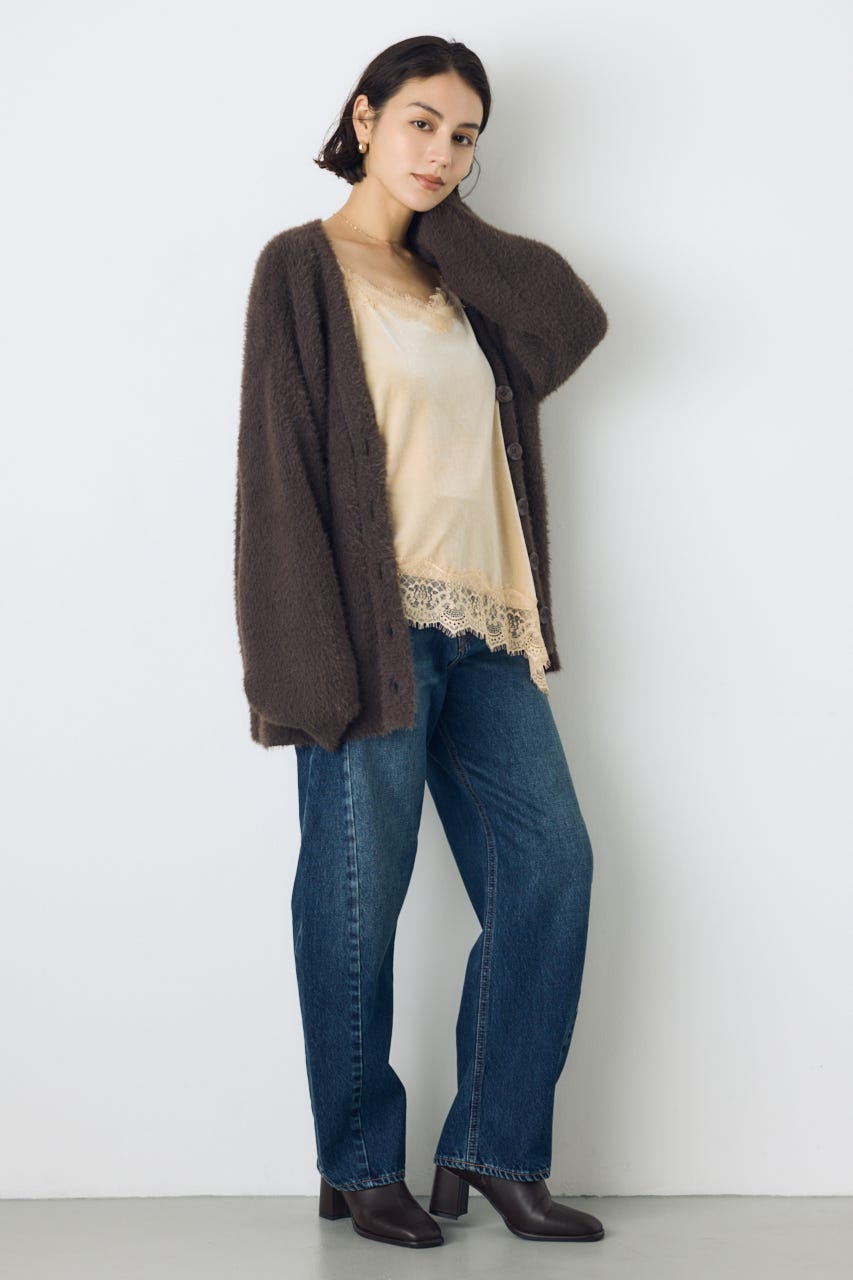 AZUL DENIM クロスベルトバレルデニム D/BLU XS