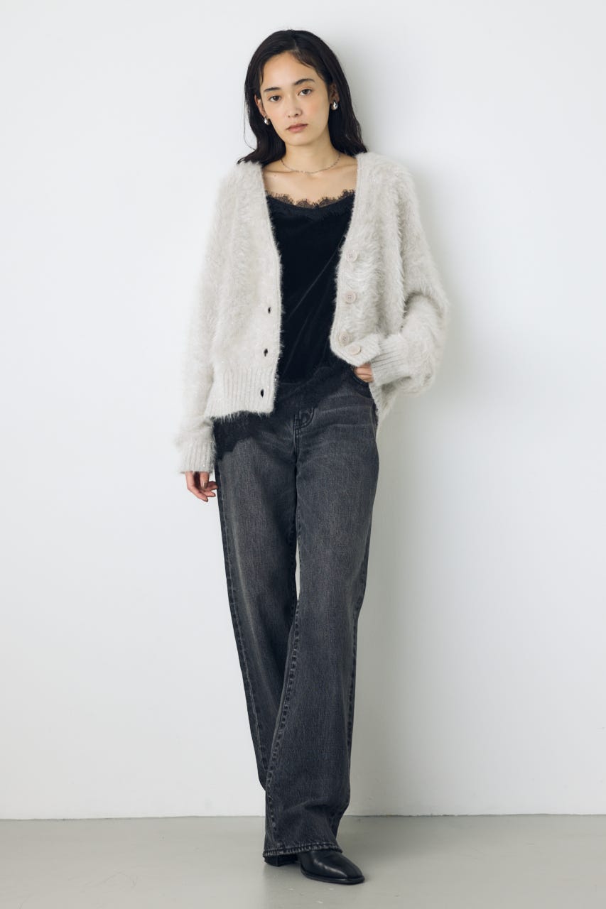 AZUL DENIM ストレートデニム L/BLK S