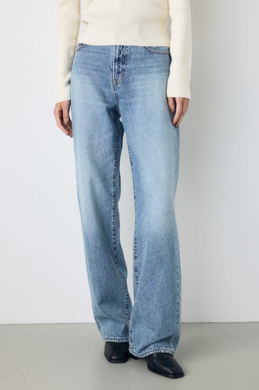 AZUL DENIM ストレートデニム L/BLU M