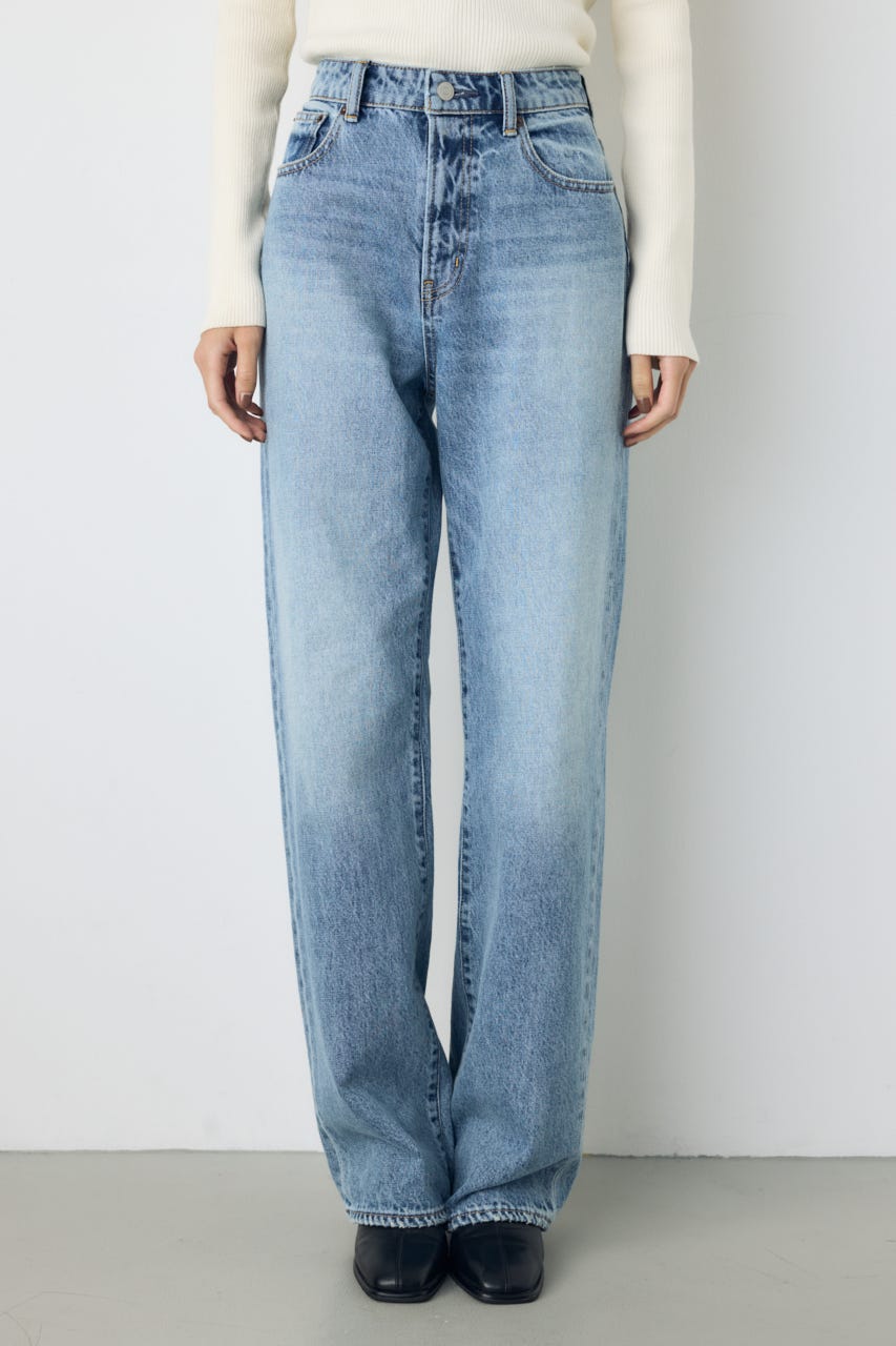 AZUL DENIM ストレートデニム L/BLU M
