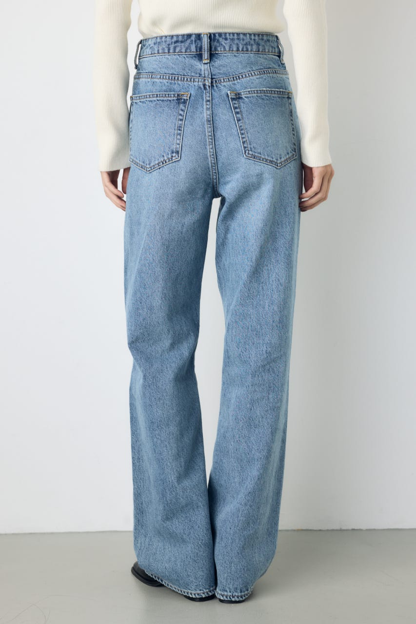AZUL DENIM ストレートデニム L/BLU M