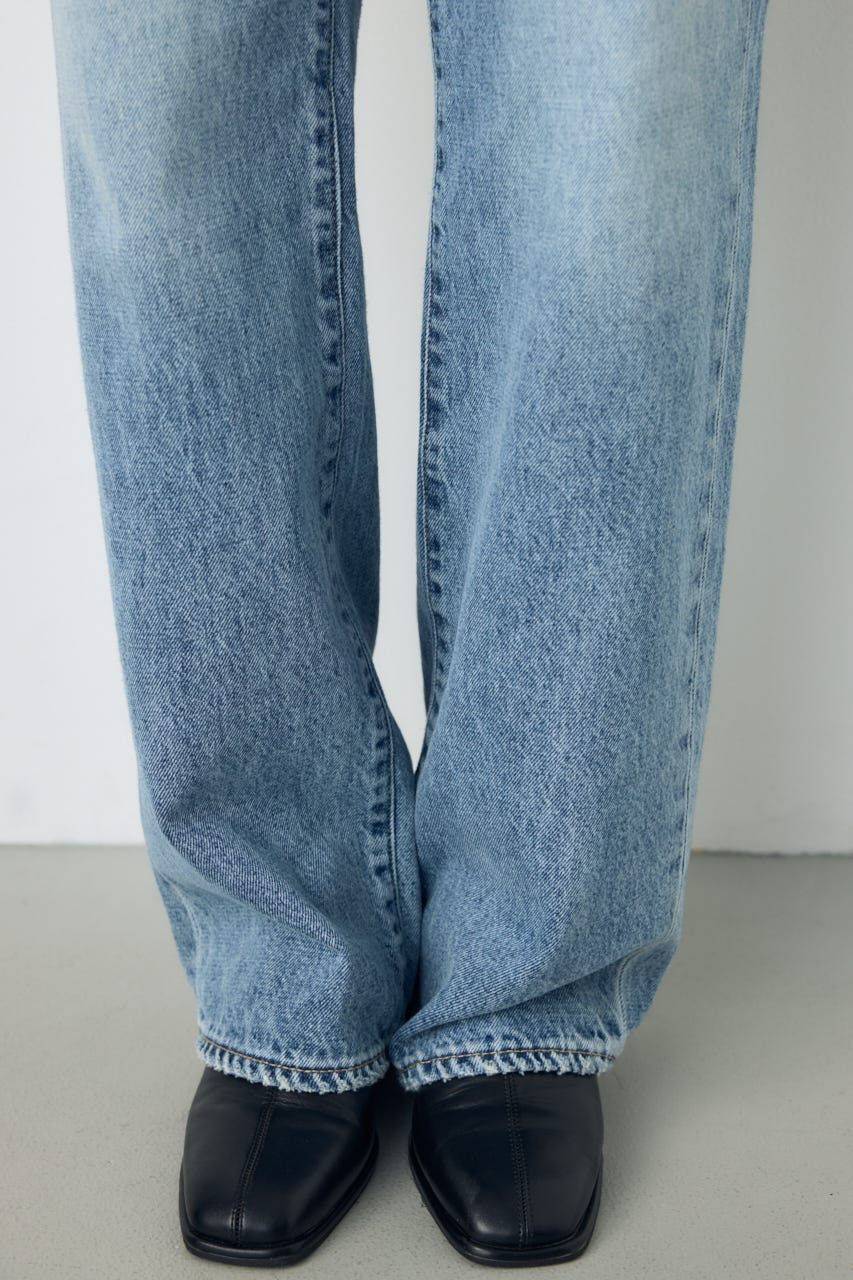 AZUL DENIM ストレートデニム L/BLU M