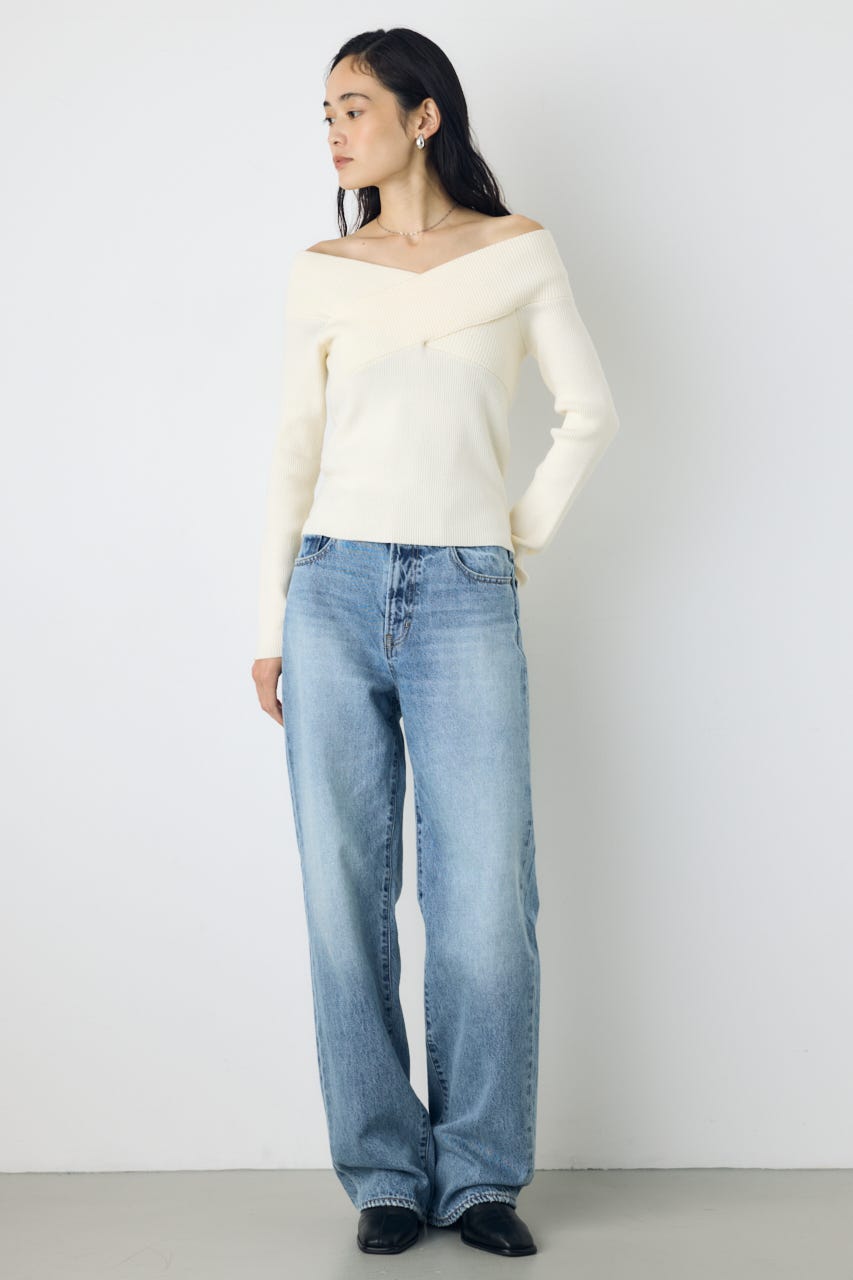 AZUL DENIM ストレートデニム L/BLU M