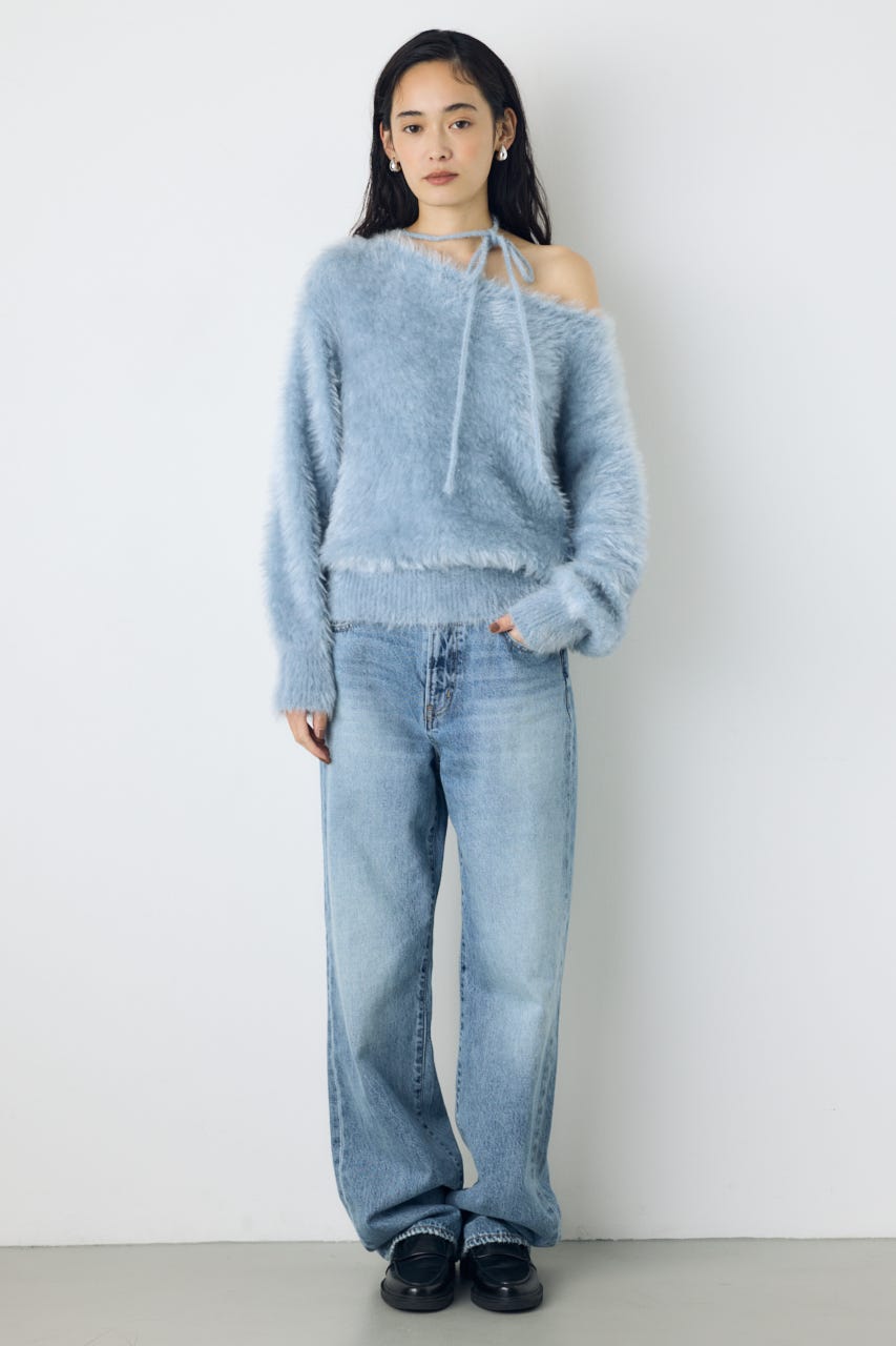 AZUL DENIM ストレートデニム L/BLU M