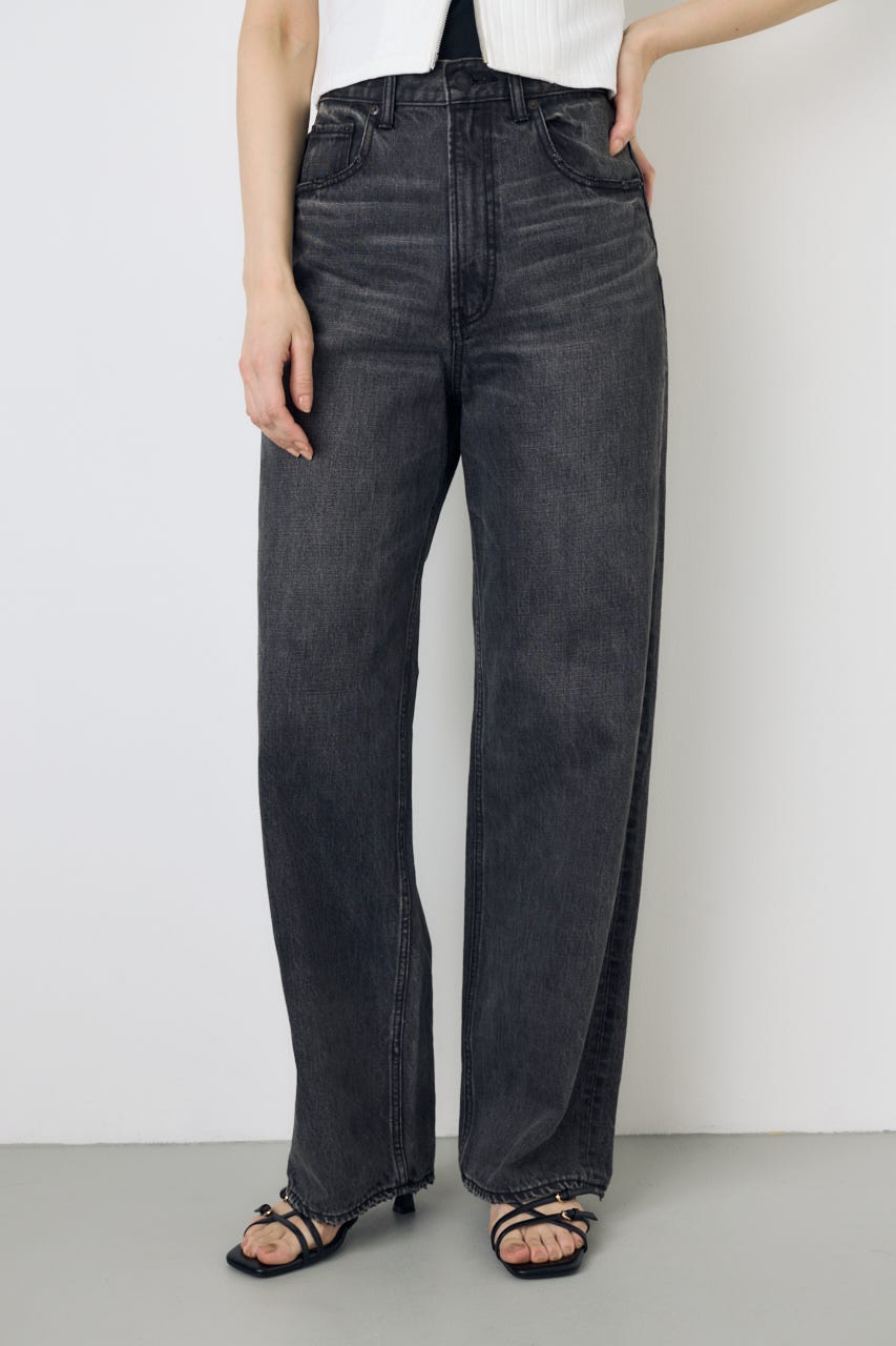 AZUL DENIM ハイウエストワイドデニム
