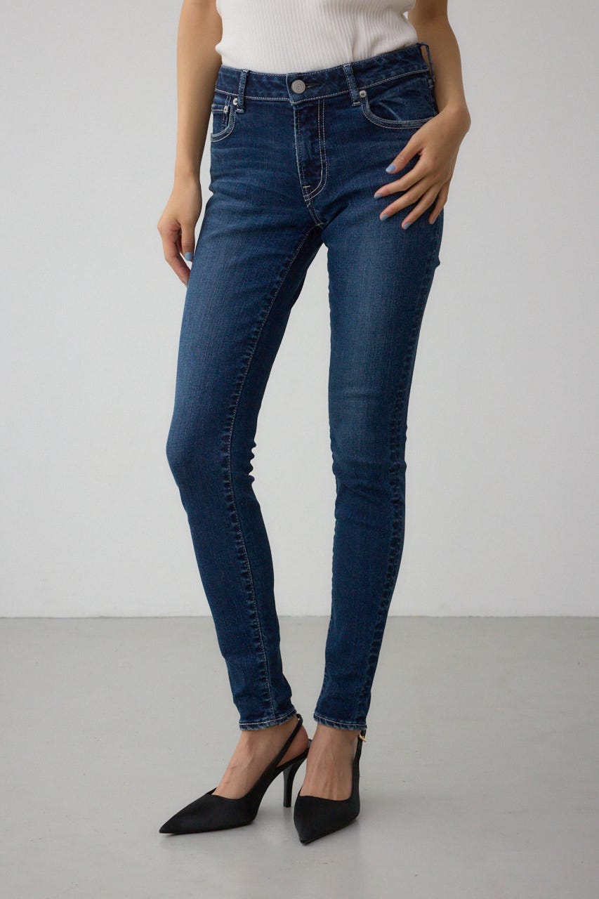 AZUL DENIM スキニーデニム D/BLU L