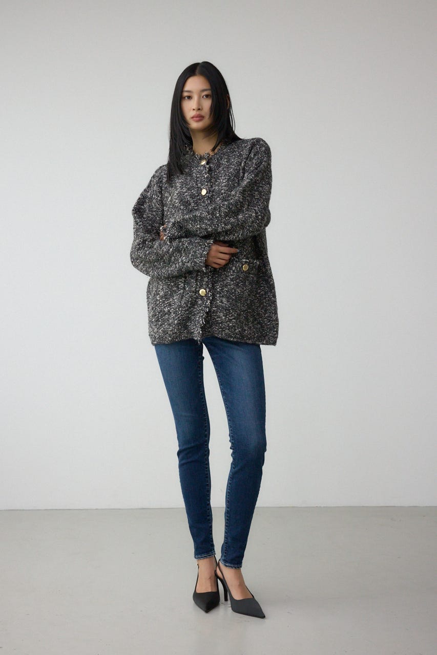 AZUL DENIM スキニーデニム D/BLU L