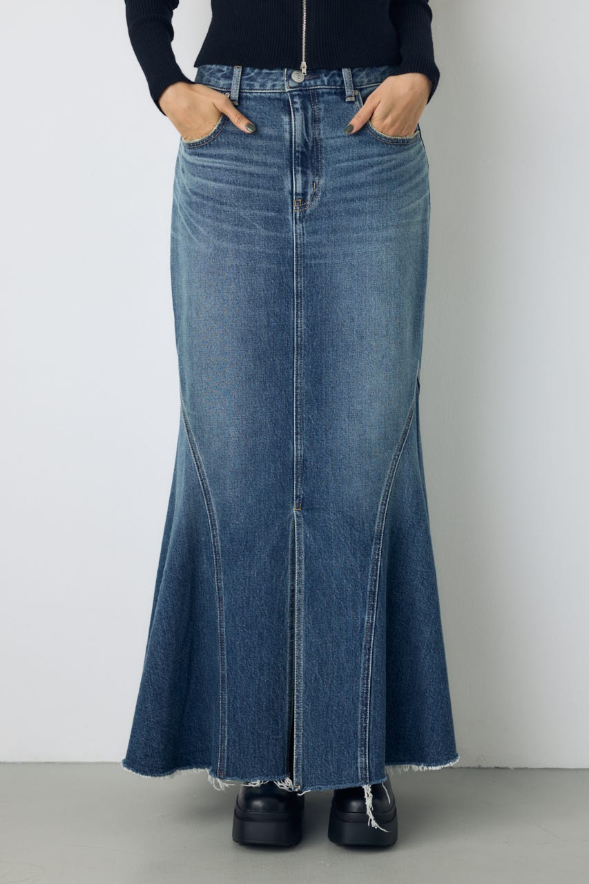AZUL DENIM マーメイドスカート BLU S