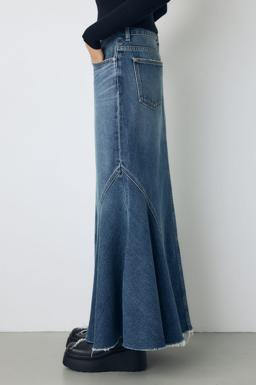 AZUL DENIM マーメイドスカート BLU S