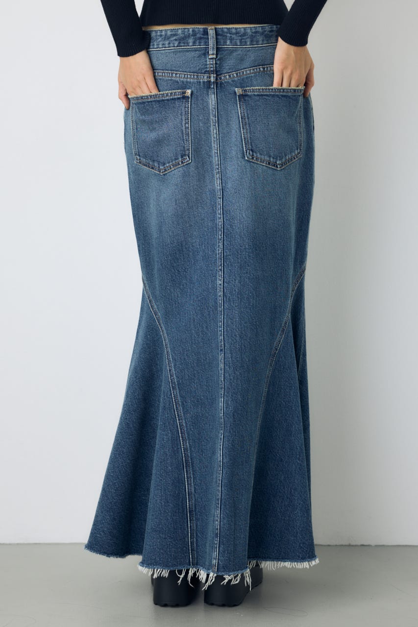 AZUL DENIM マーメイドスカート BLU S