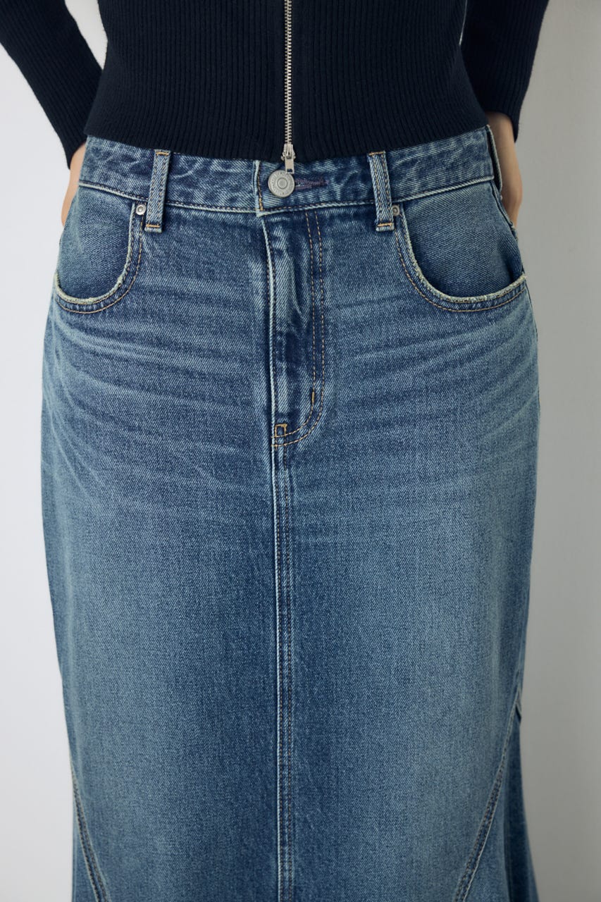 AZUL DENIM マーメイドスカート BLU S