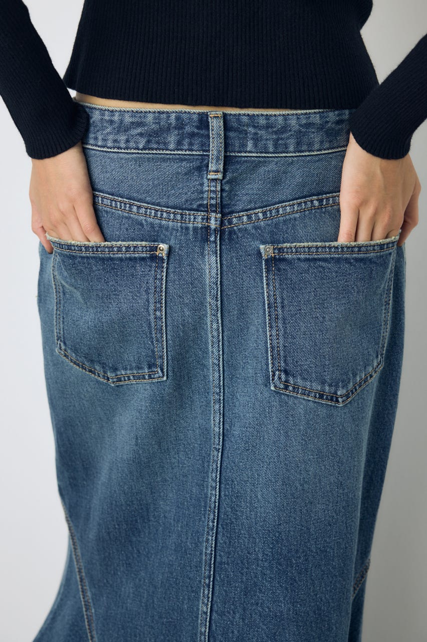 AZUL DENIM マーメイドスカート BLU S