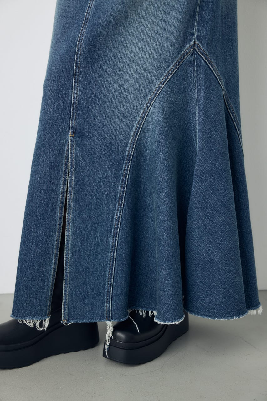 AZUL DENIM マーメイドスカート BLU S