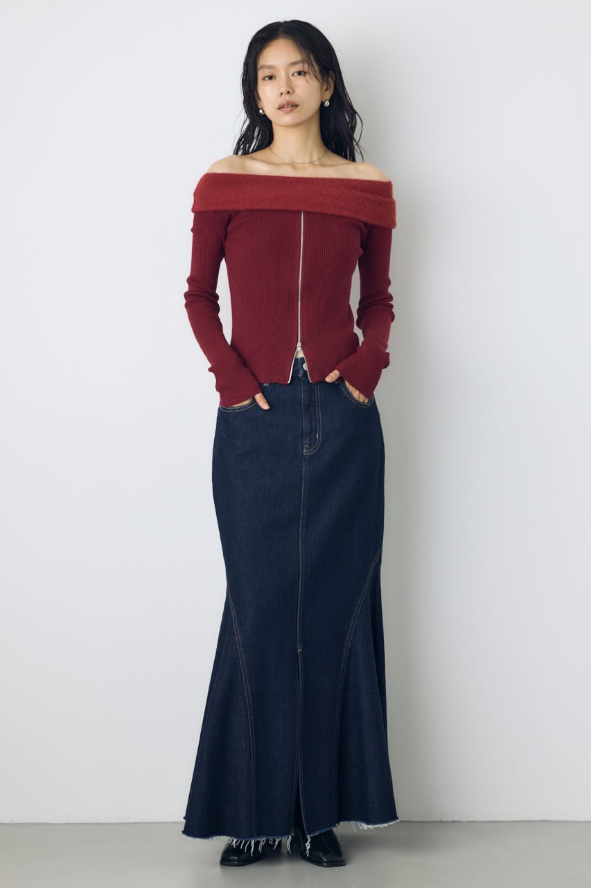 AZUL DENIM マーメイドスカート One Wash S