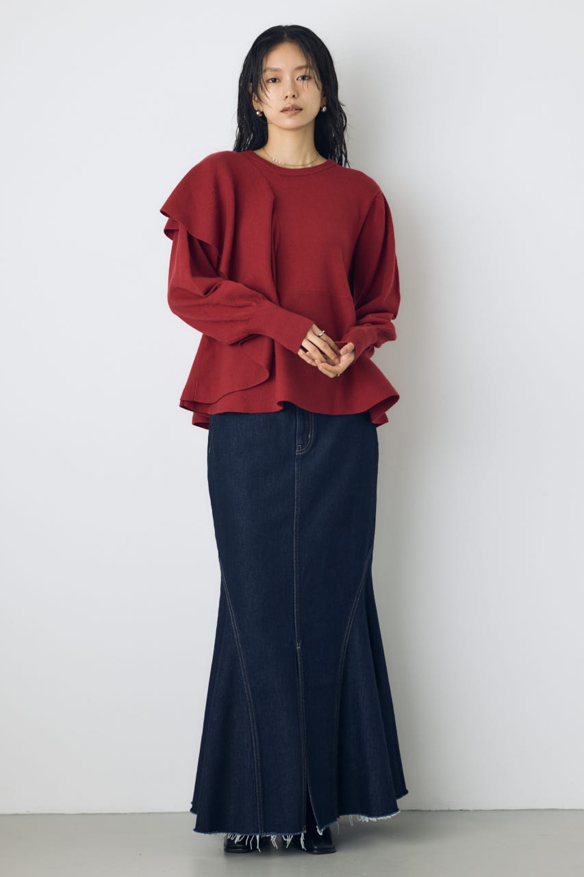 AZUL DENIM マーメイドスカート One Wash S