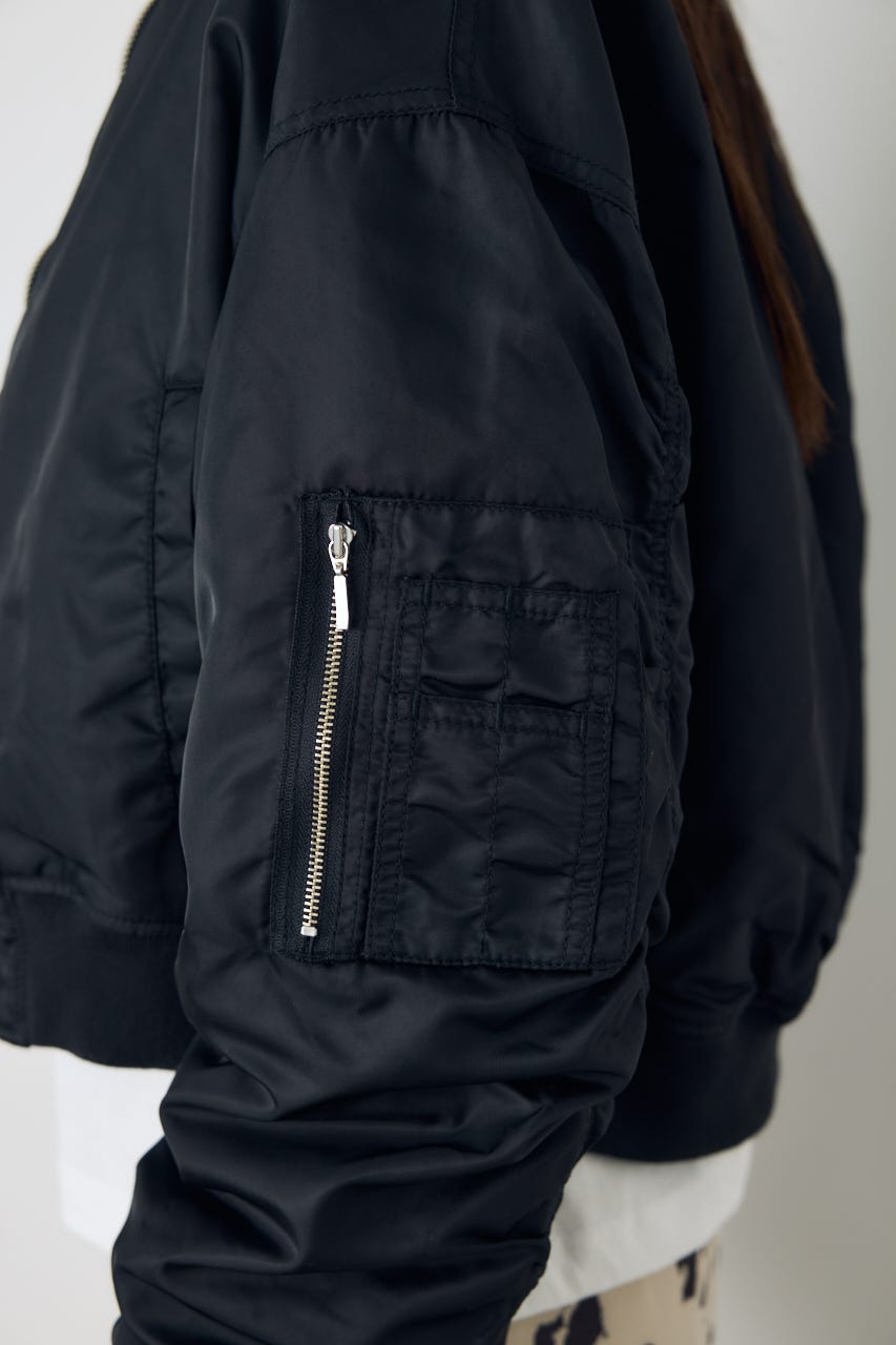 ショート中綿MA-1 BLK FREE