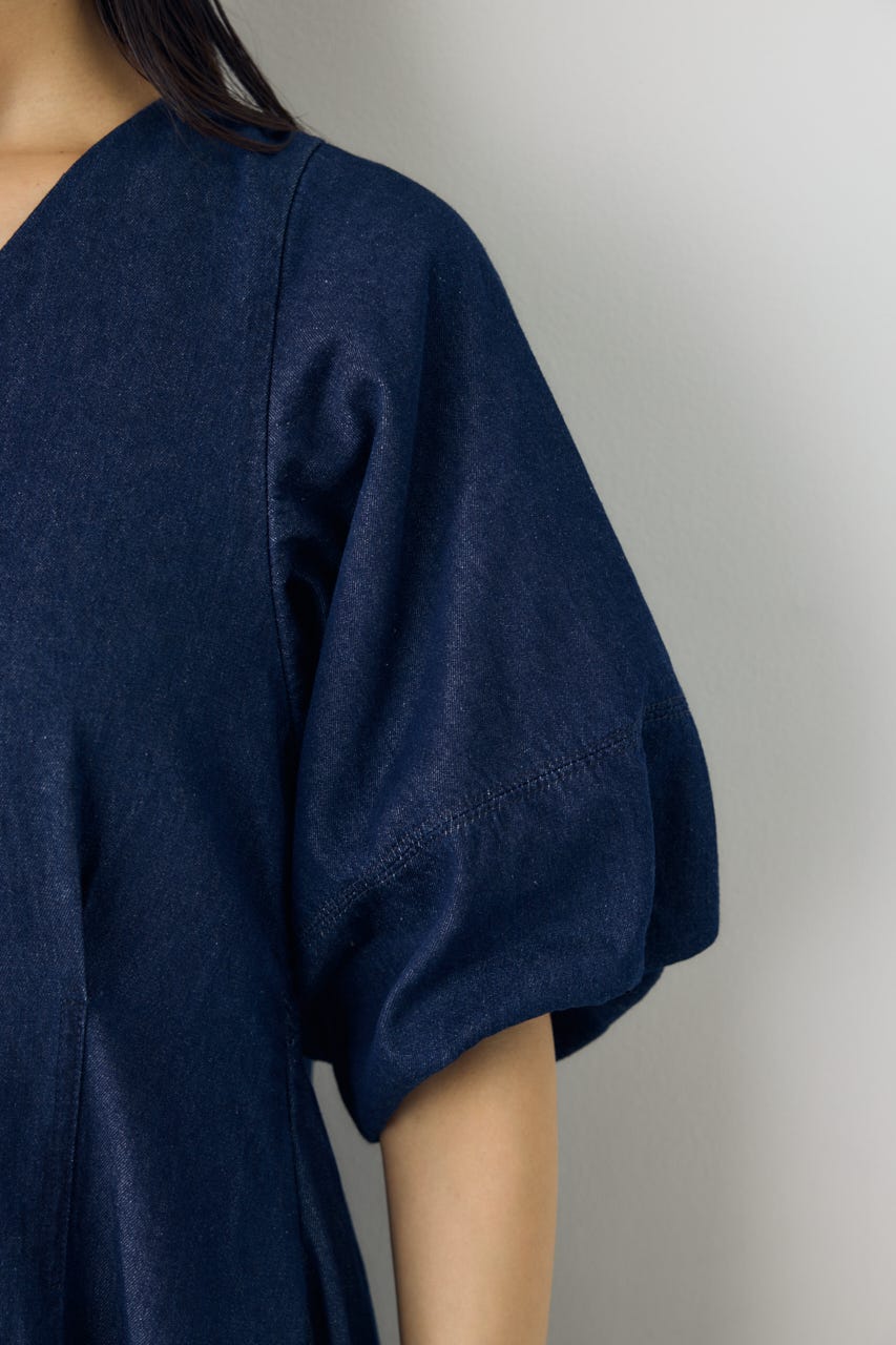 AZUL BY MOUSSY | パフスリーブフレアワンピース (ワンピース(ロング