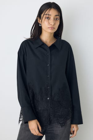 レースドッキングシャツ