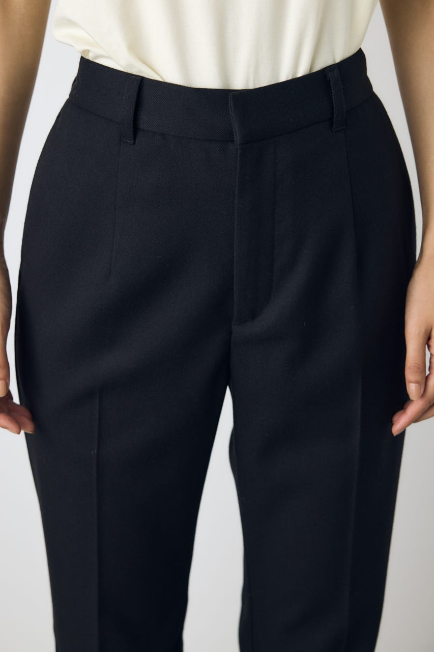 【AW先行アイテム】VENUSセンタープレスフレアパンツ BLK S