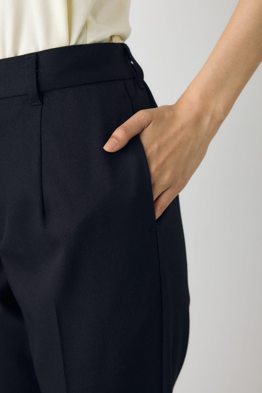 【AW先行アイテム】VENUSセンタープレスフレアパンツ BLK S