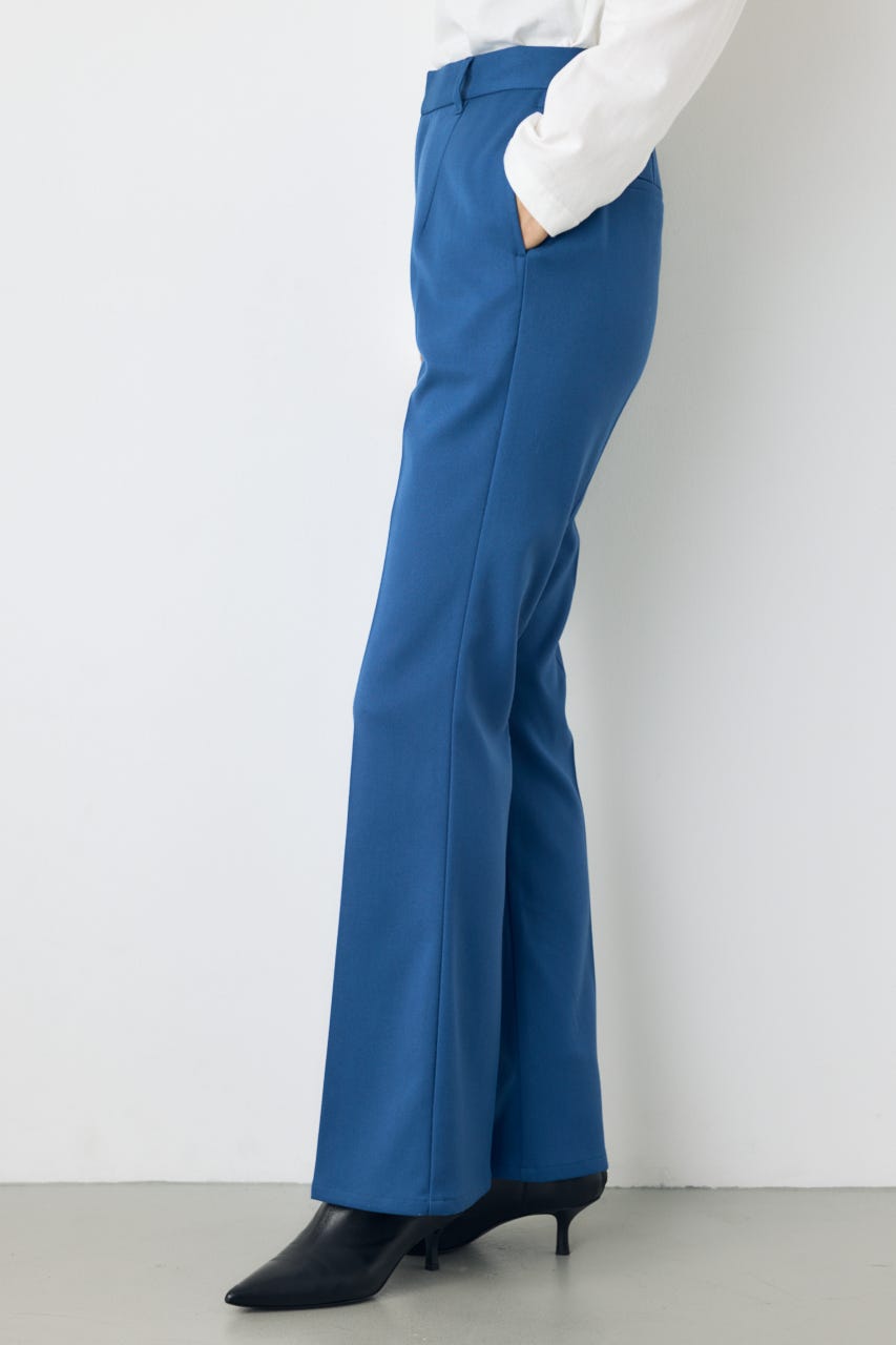 VENUSセンタープレスフレアパンツ BLU S