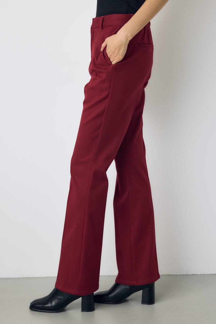 【AW先行アイテム】VENUSセンタープレスフレアパンツ BRD M