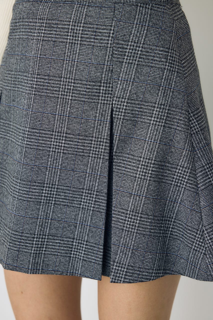 素材アソートプリーツミニスコート 柄GRY FREE