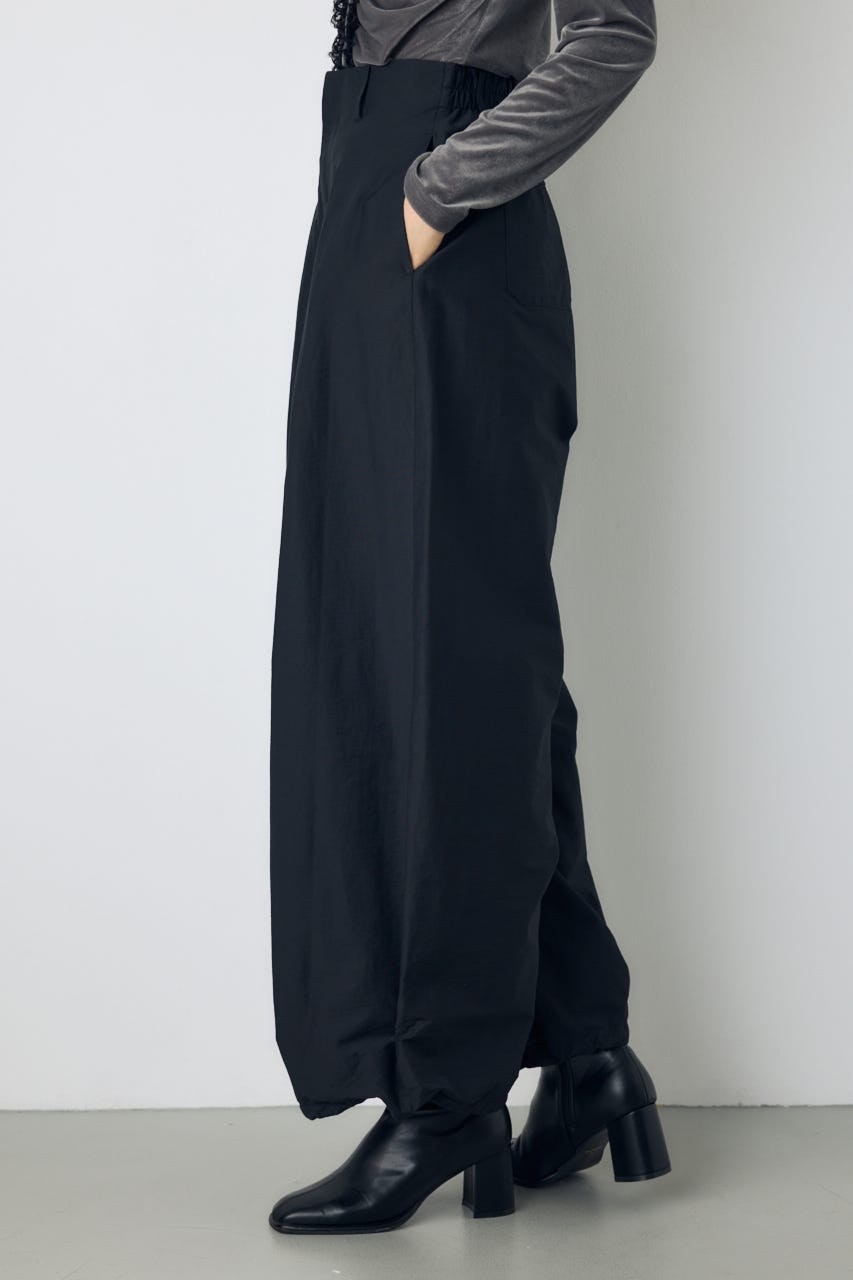 タックデザインパラシュートパンツ BLK FREE