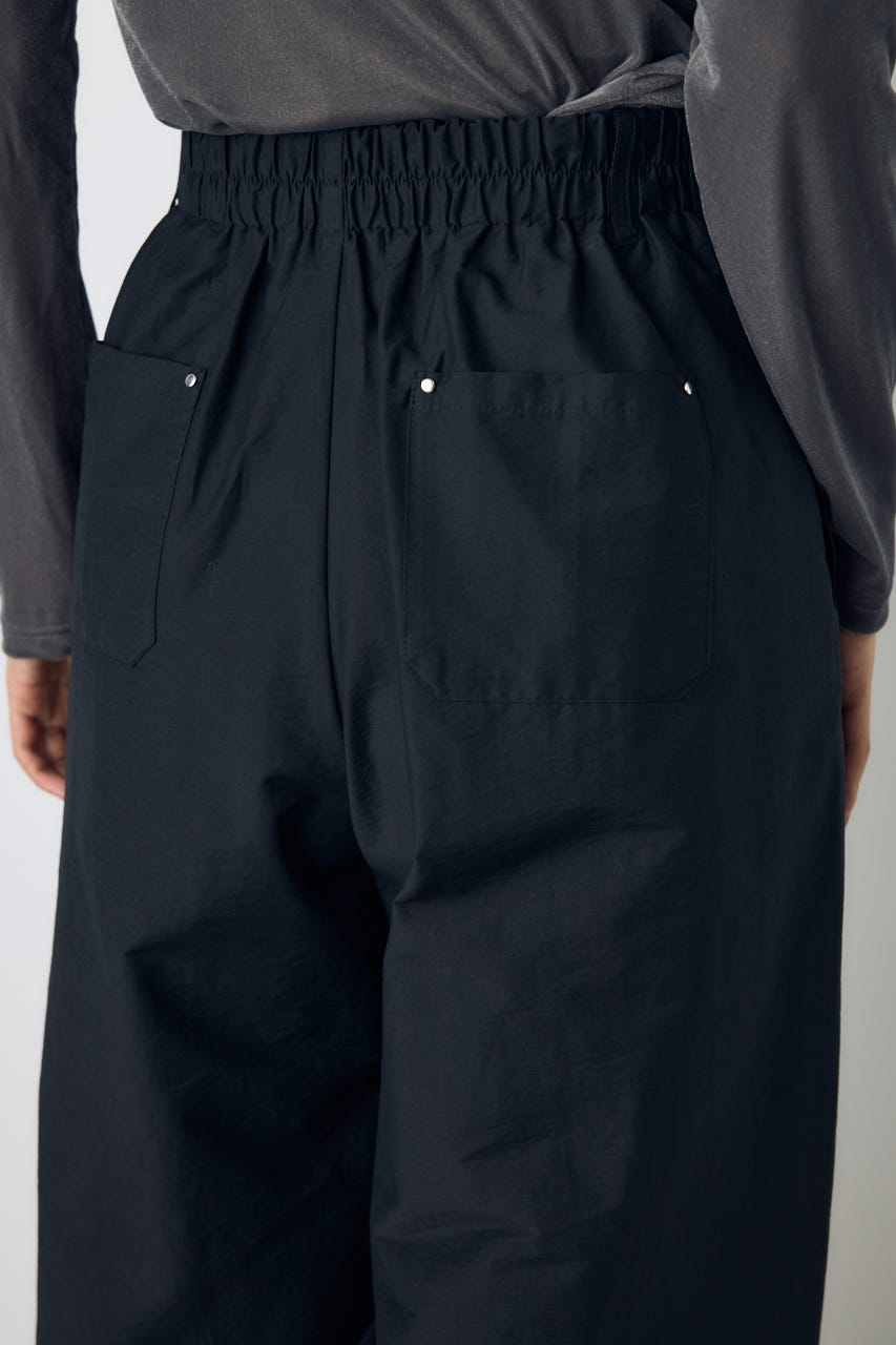 タックデザインパラシュートパンツ BLK FREE