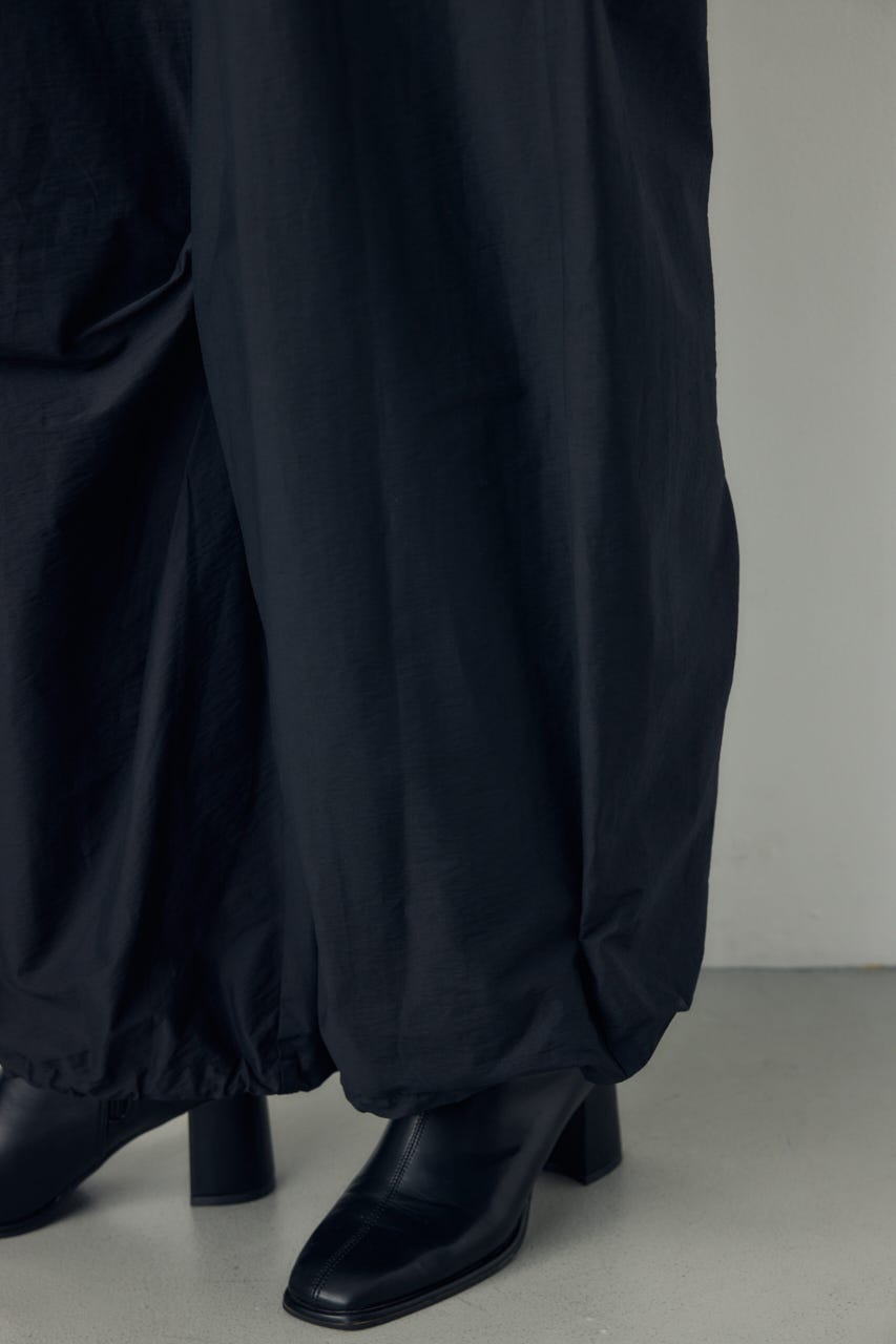 タックデザインパラシュートパンツ BLK FREE