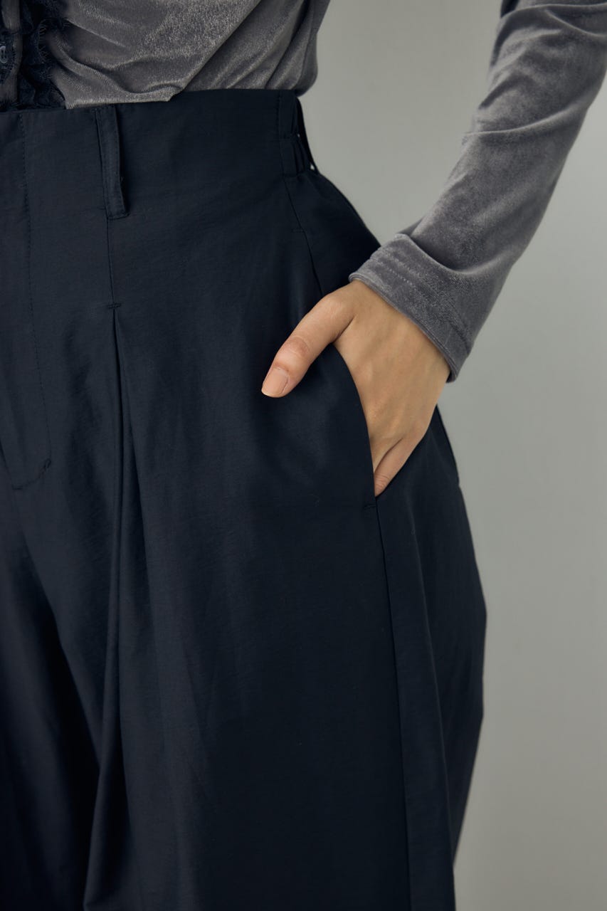 タックデザインパラシュートパンツ BLK FREE