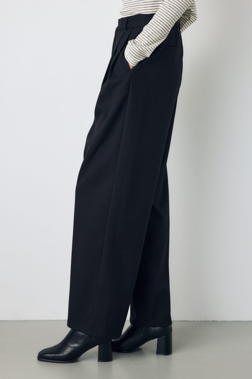【AW先行アイテム】VENUSワイドツータックパンツ BLK M