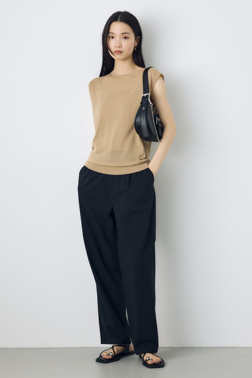 バックルベルトワンハンドルトートバッグ BLK FREE