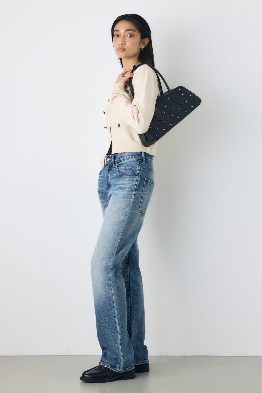スタッズデザインバッグ BLK FREE