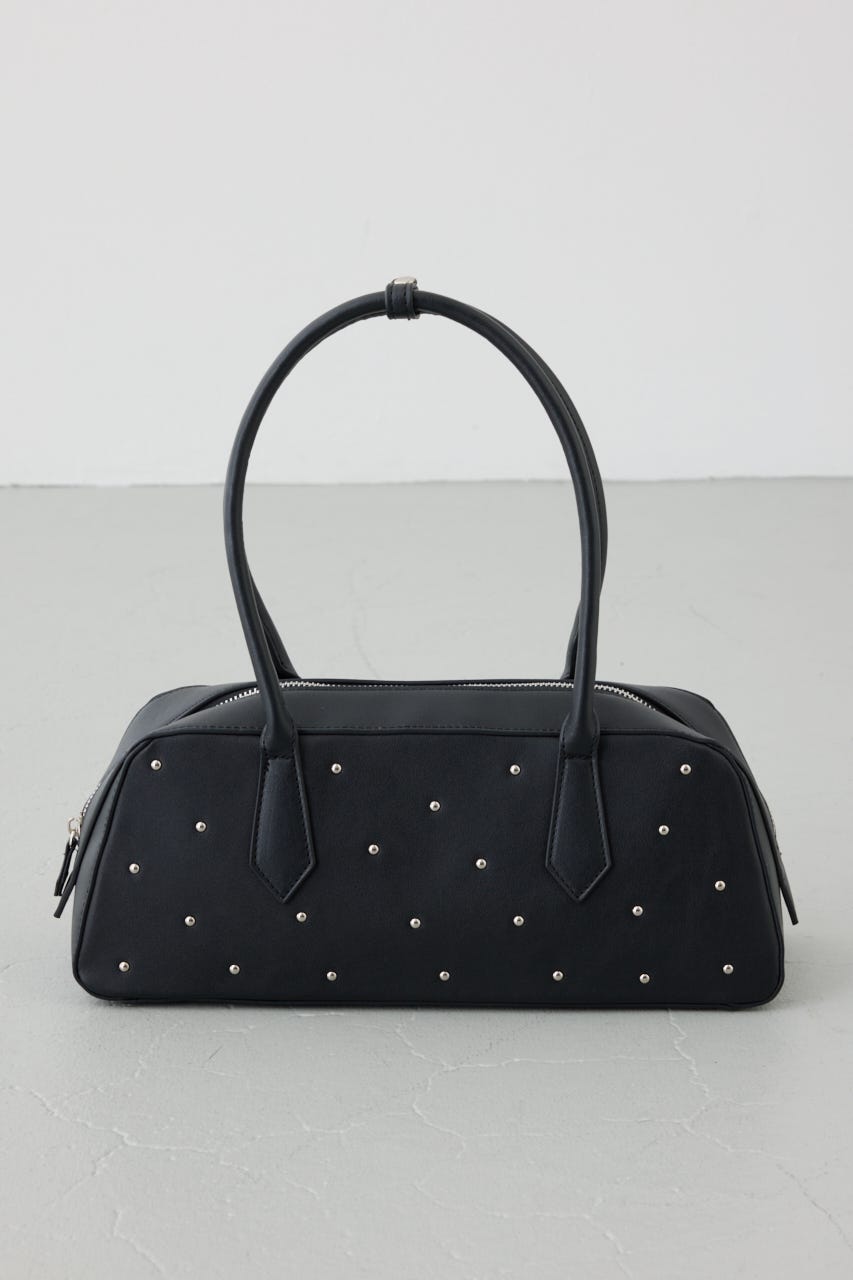 スタッズデザインバッグ BLK FREE