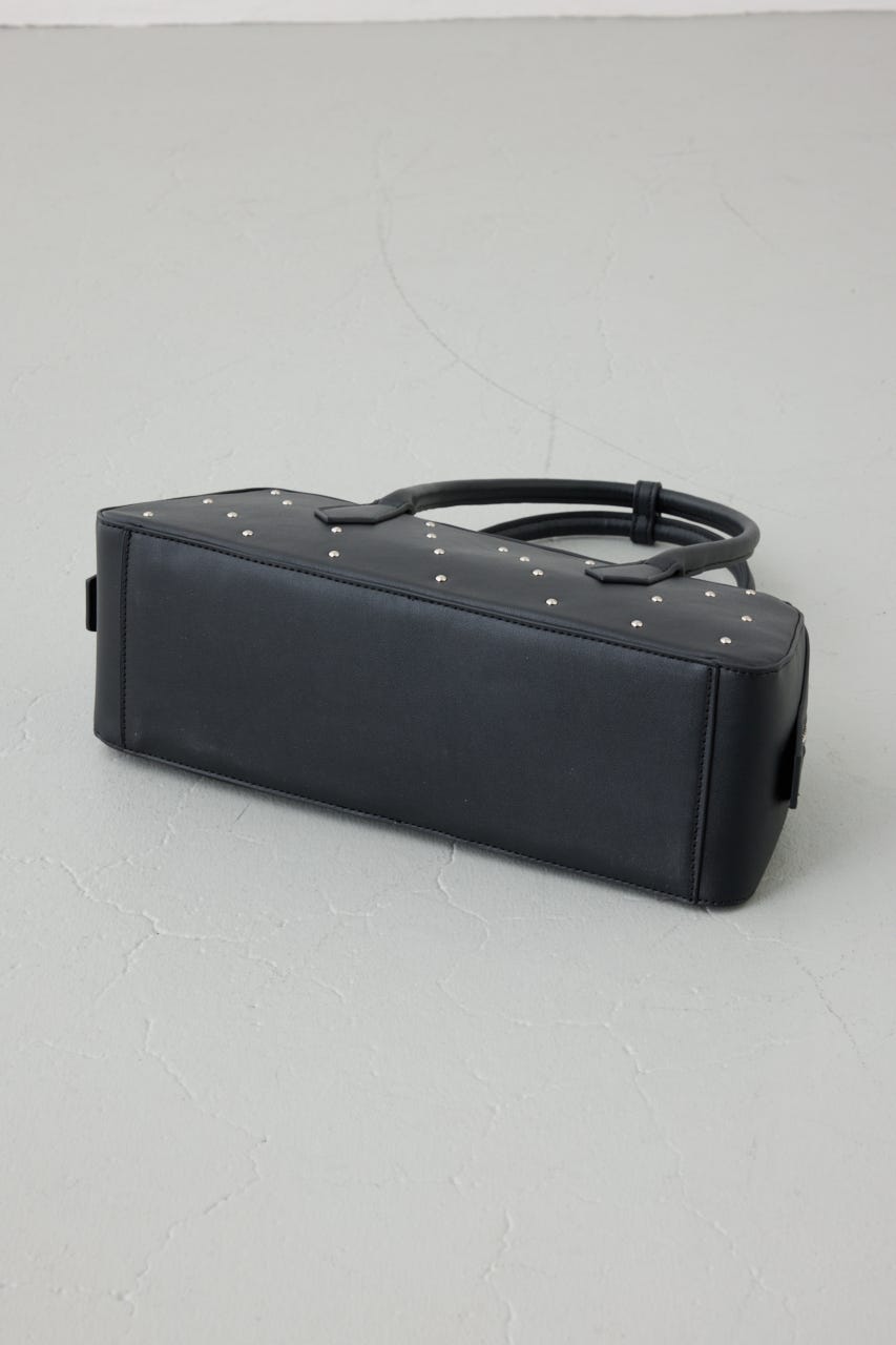 スタッズデザインバッグ BLK FREE