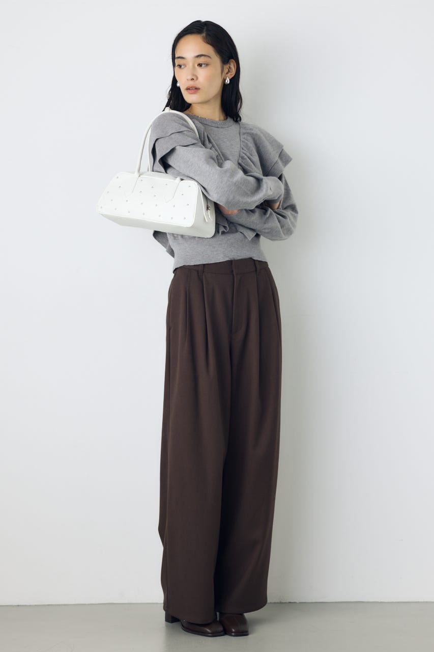 スタッズデザインバッグ WHT FREE