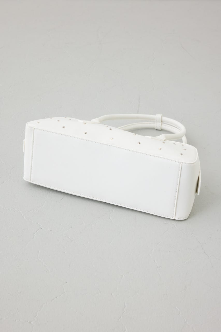 スタッズデザインバッグ WHT FREE