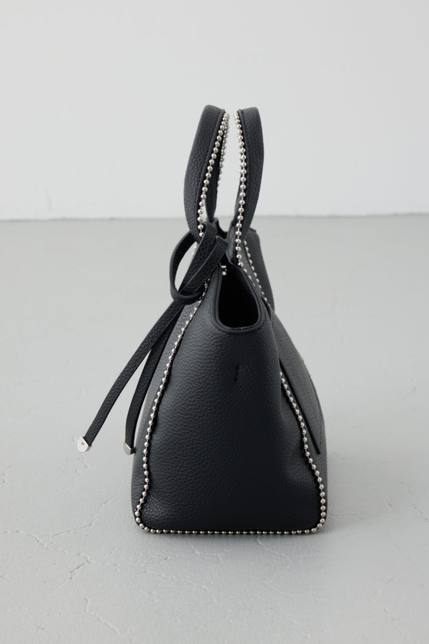 【AW先行アイテム】ボールチェーンミニトートバッグ BLK FREE