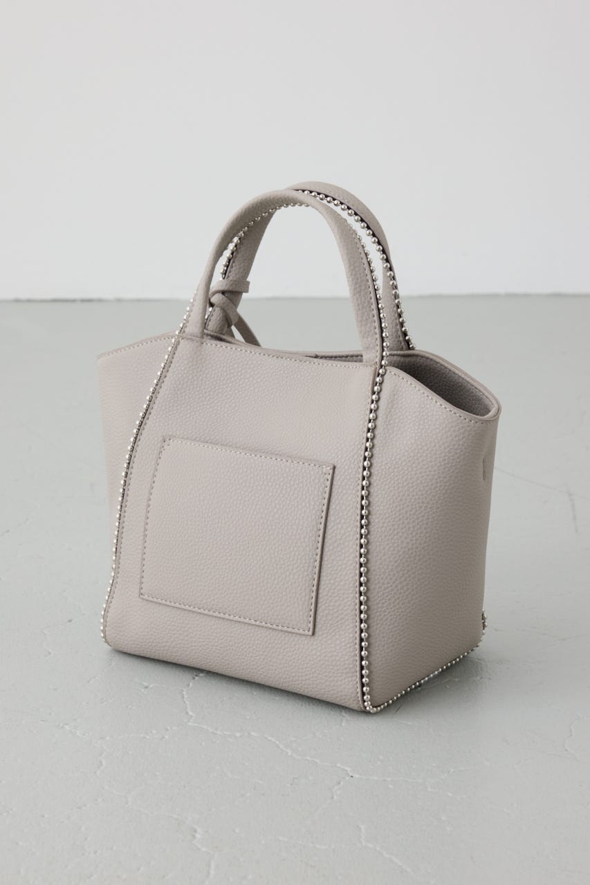 【AW先行アイテム】ボールチェーンミニトートバッグ GRY FREE